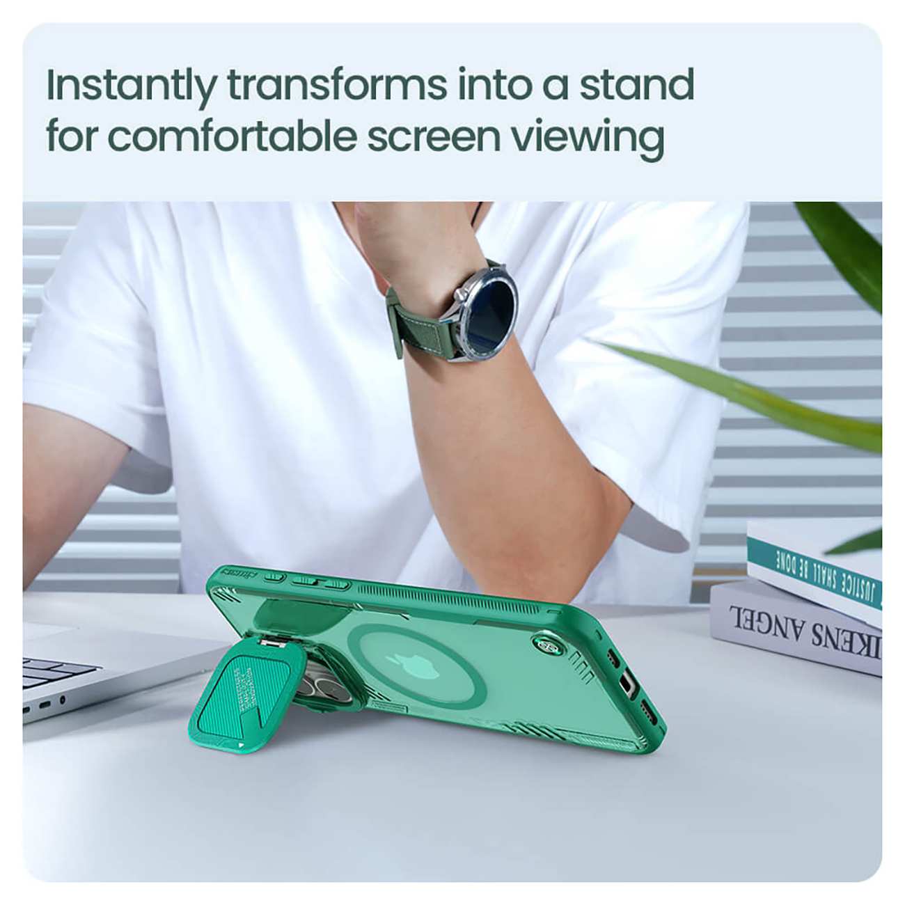 قاب مگ سیف گوشی آیفون 16 نیلکین Iceblade Prop Magnetic