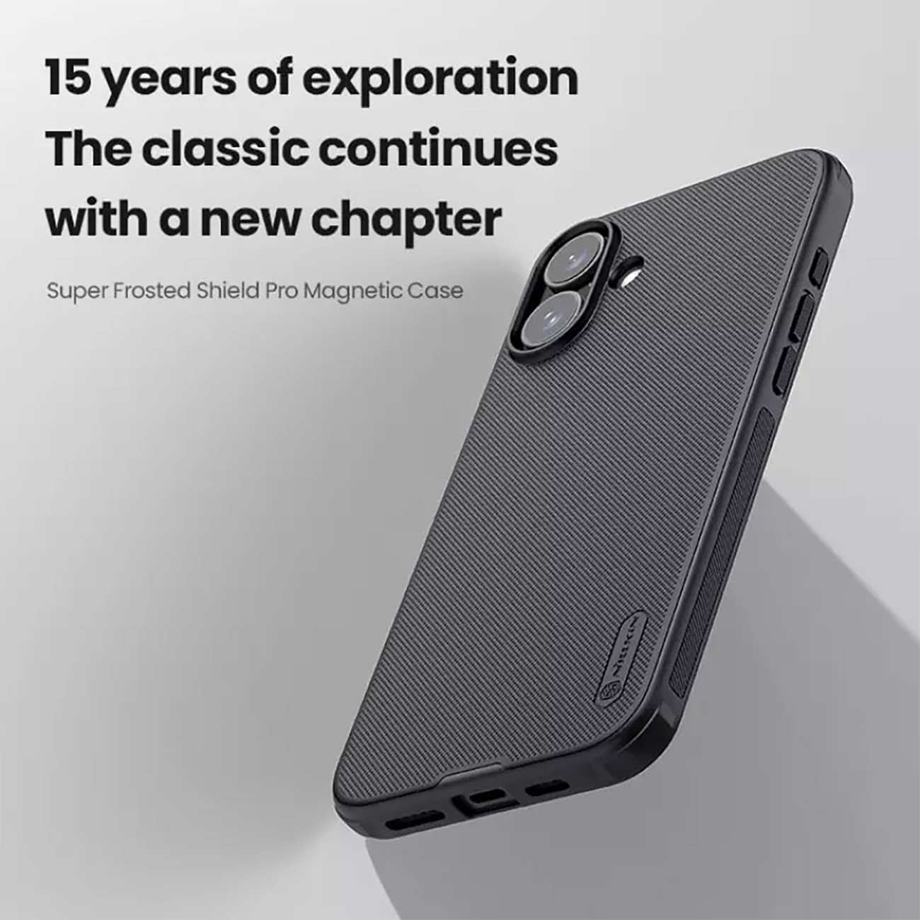 قاب مگ سیف آیفون 16 نیلکین Super Frosted Shield Pro