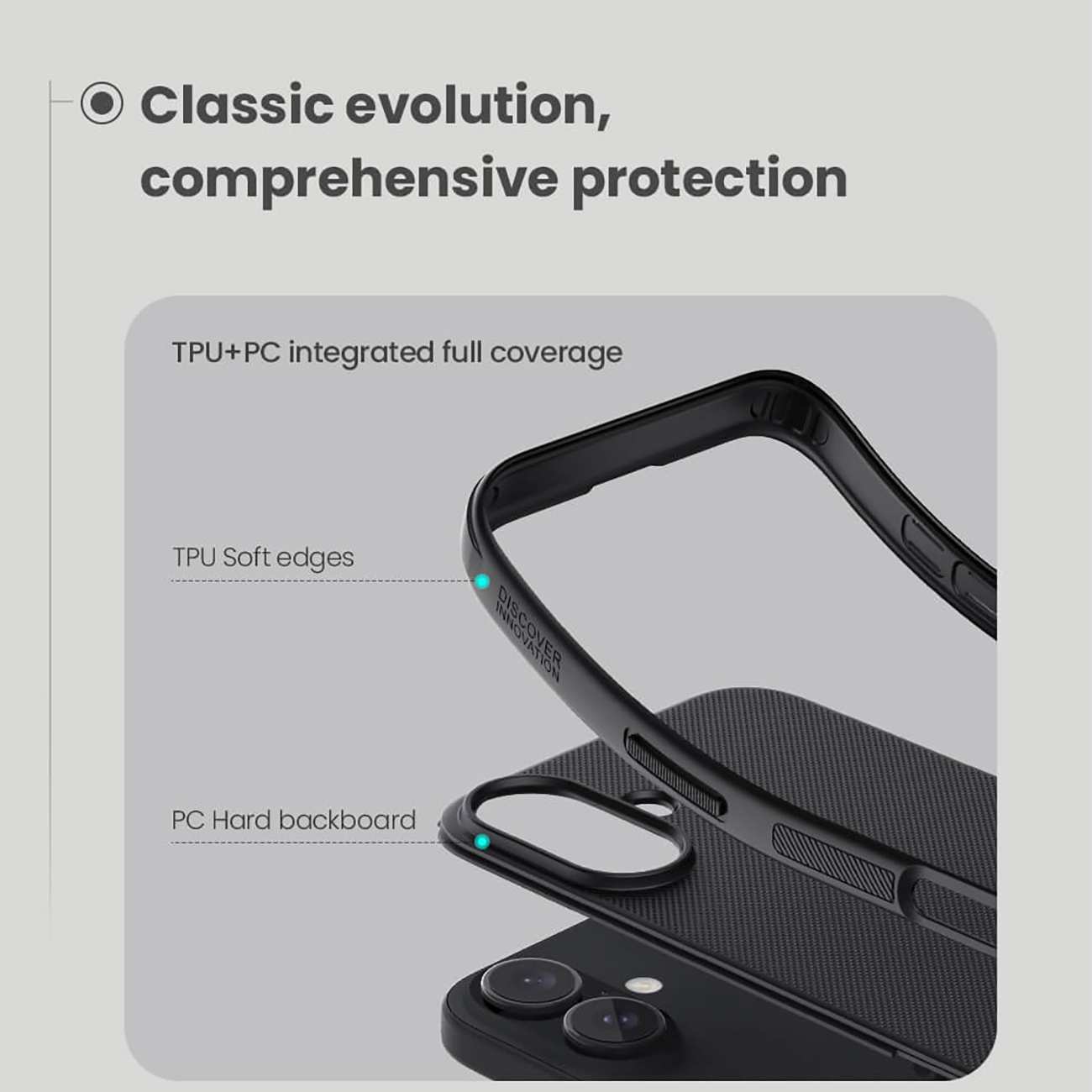 قاب مگ سیف آیفون 16 نیلکین Super Frosted Shield Pro