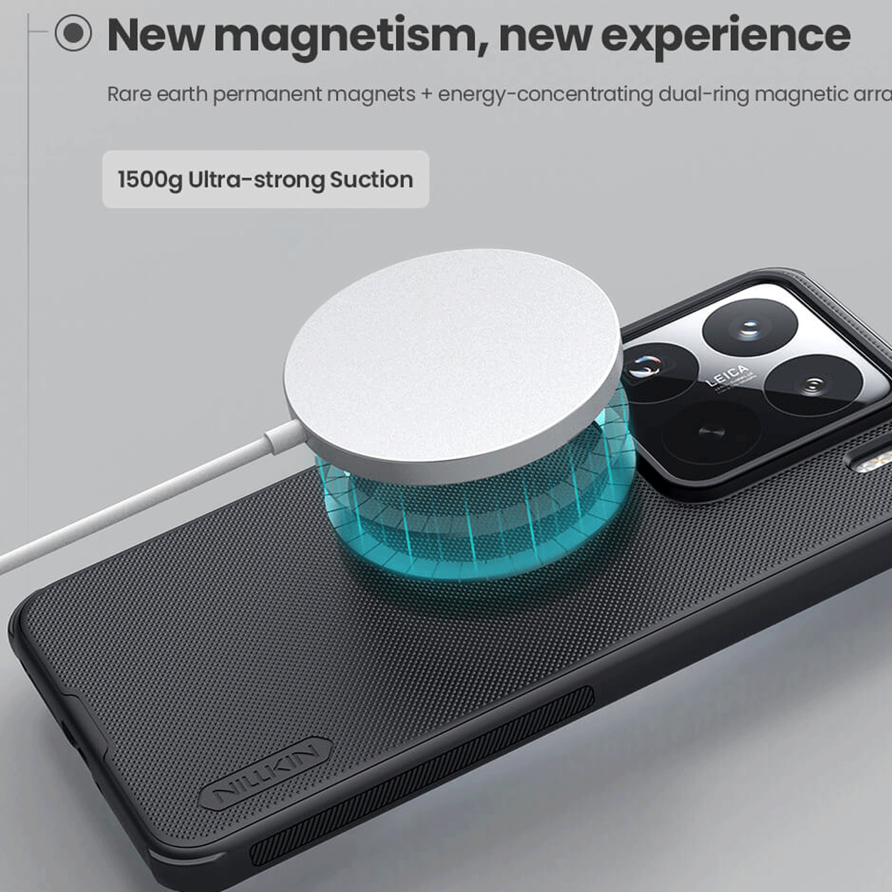 قاب محافظ گوشی شیائومی 15 پرو نیلکین Frosted Shield Pro Magnetic