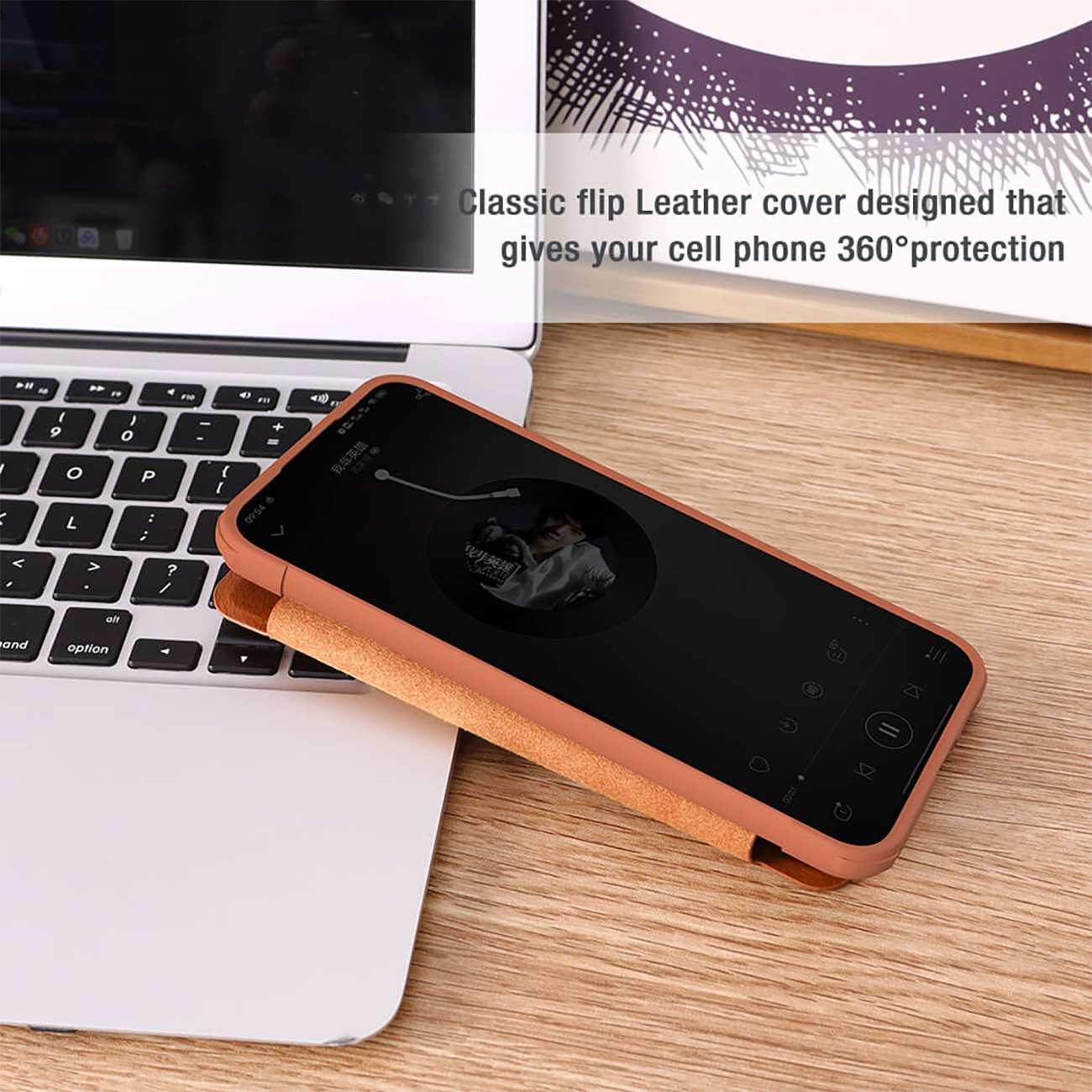 قاب کلاسوری گوشی سامسونگ گلکسی اس 24 اف ای نیلکین Qin Pro Series Leather