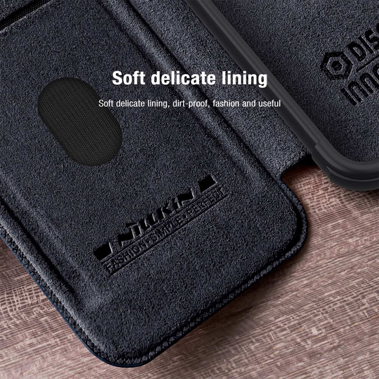 قاب کلاسوری گوشی سامسونگ گلکسی اس 24 اف ای نیلکین Qin Pro Series Leather