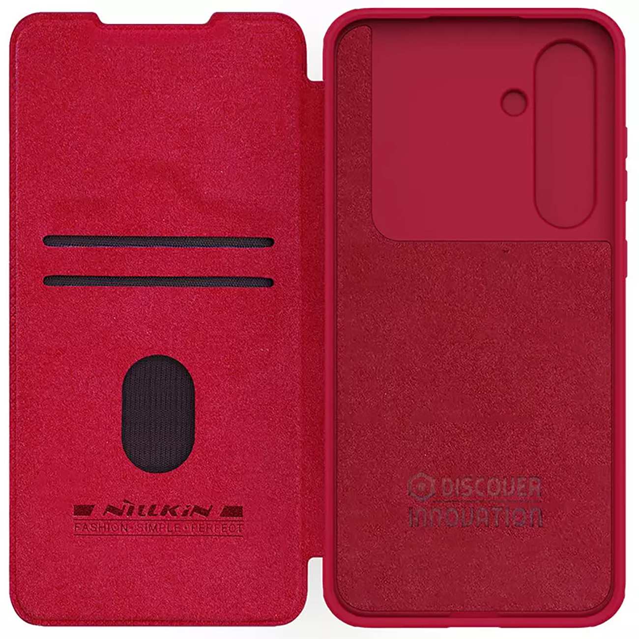 قاب کلاسوری گوشی سامسونگ گلکسی اس 24 اف ای نیلکین Qin Pro Series Leather