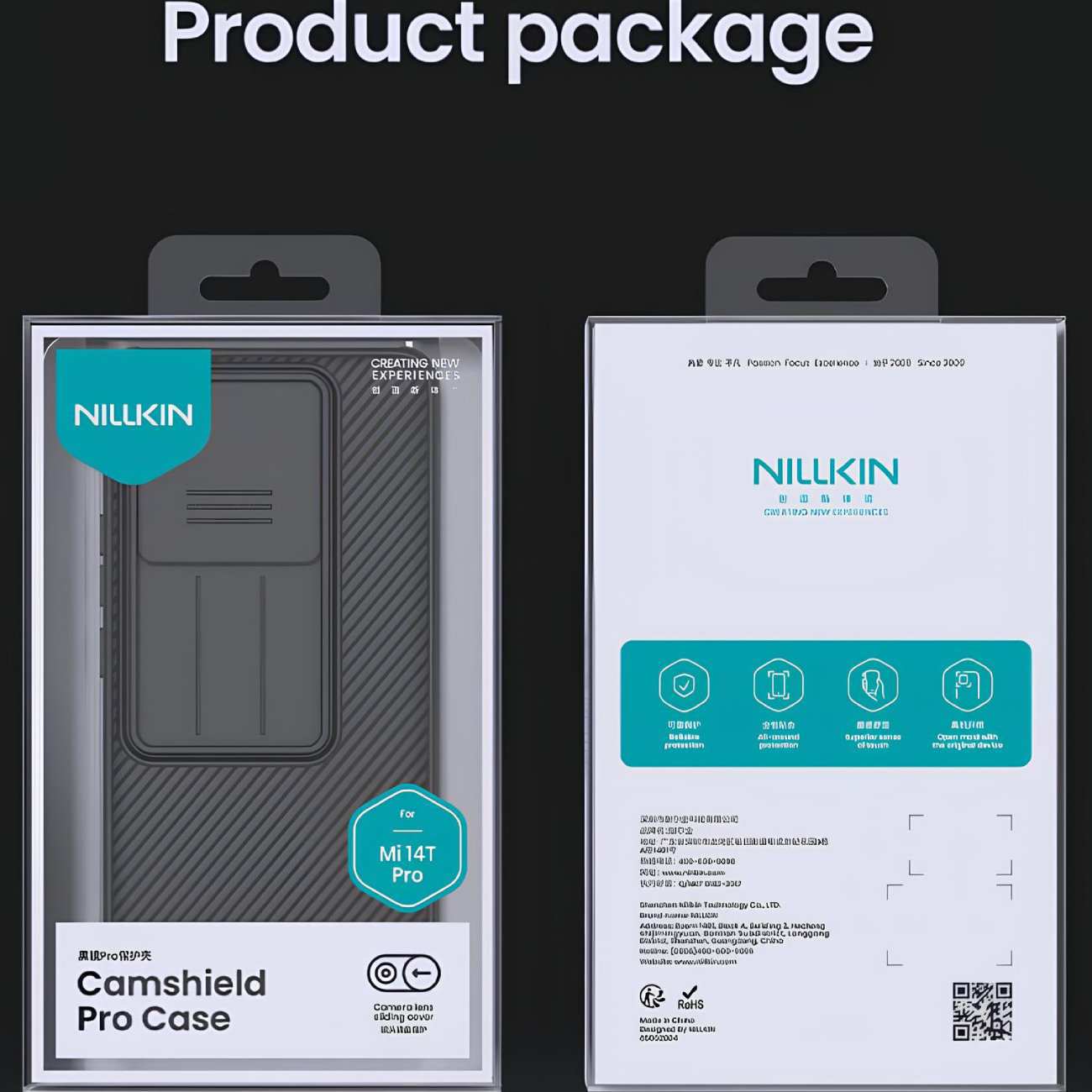 قاب محافظ شیائومی نوت 14 تی پرو نیلکین CamShield Pro