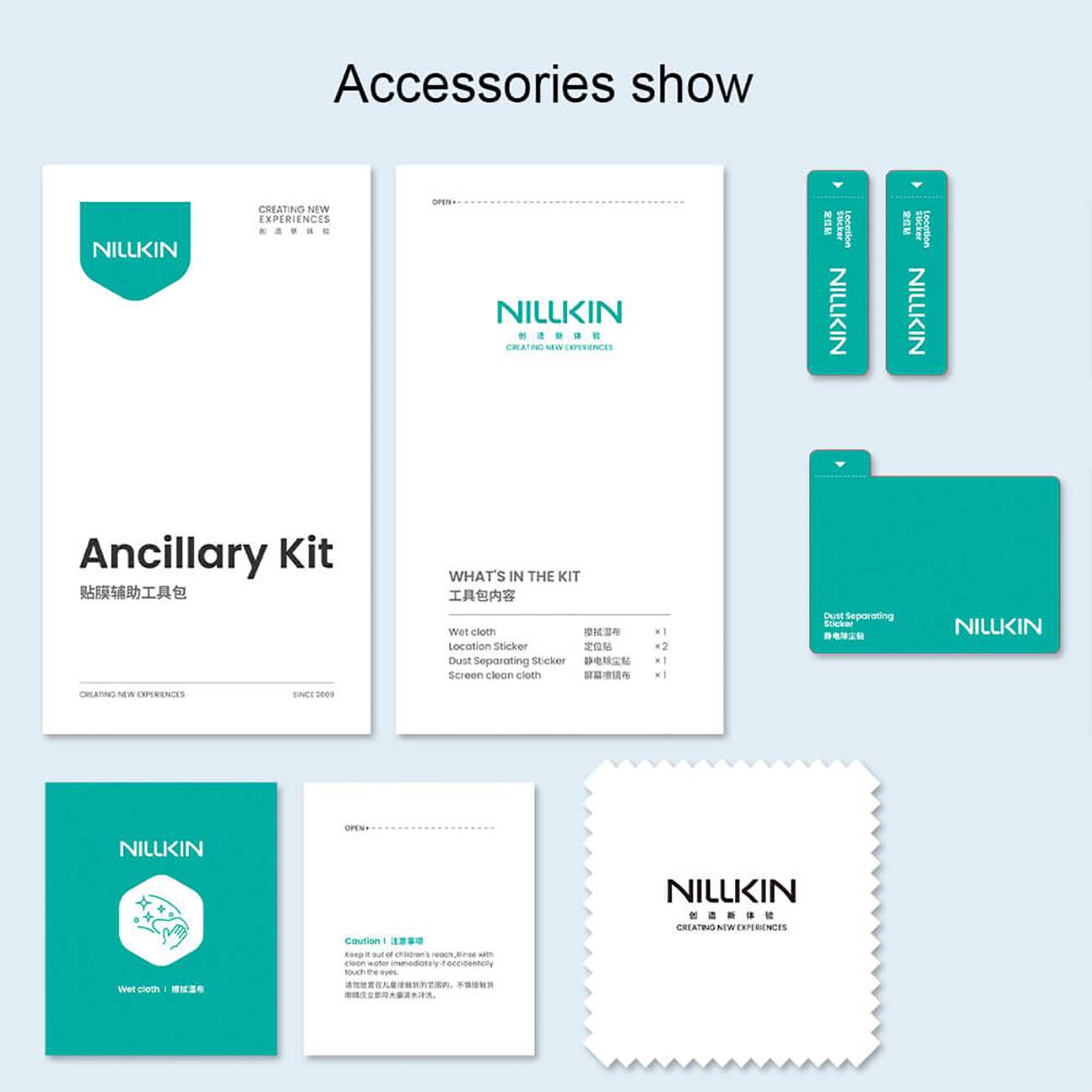 گلس شفاف آیفون 16 پرو 3 بعدی نیلکین Amazing 3D