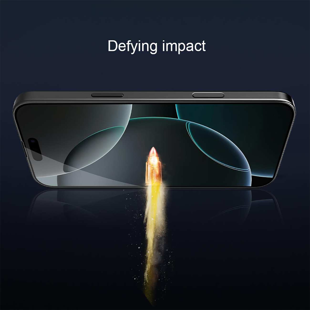 گلس شفاف آیفون 16 پرو 3 بعدی نیلکین Amazing 3D