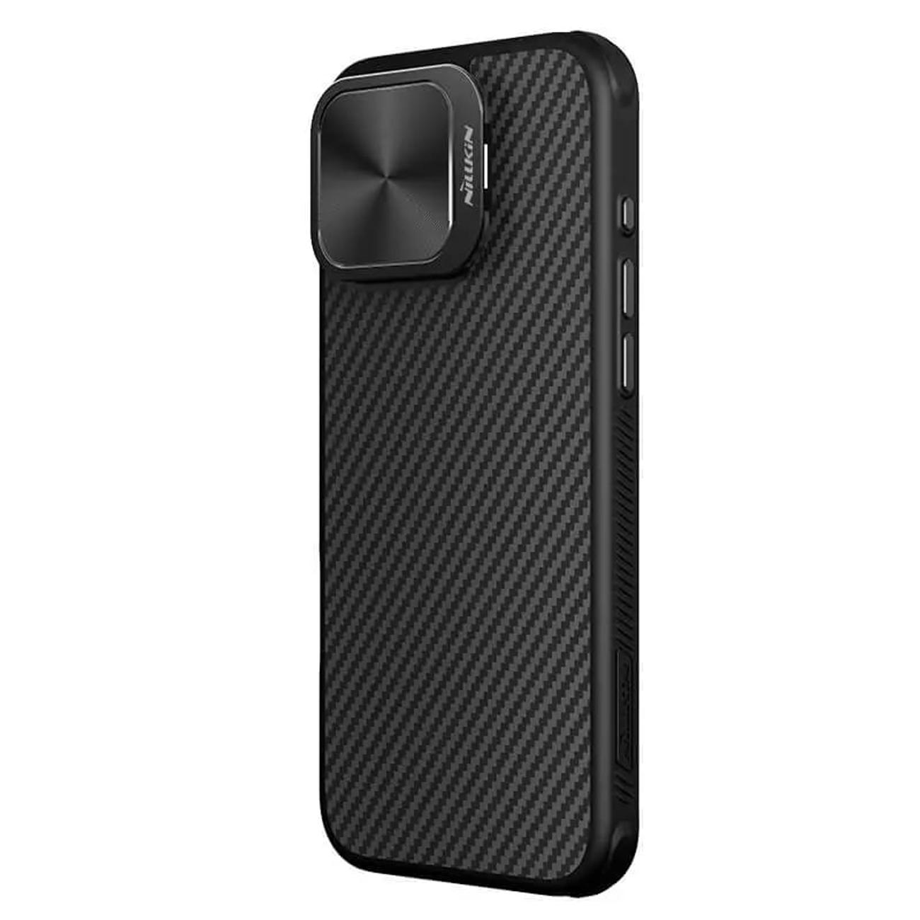 قاب مگنتی محافظ گوشی آیفون 16 پرومکس نیلکین CarboProp Magnetic MagSafe