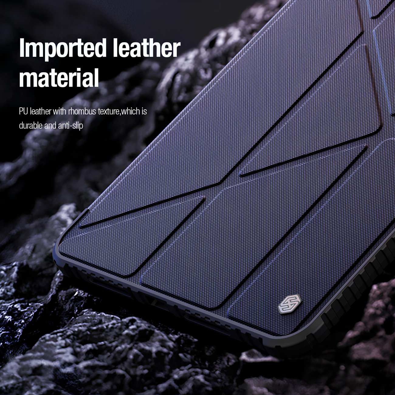 کاور کلاسوری نیمه شفاف آیپد پرو 13 2024 بامپردار نیلکین Bumper Leather Case Pro