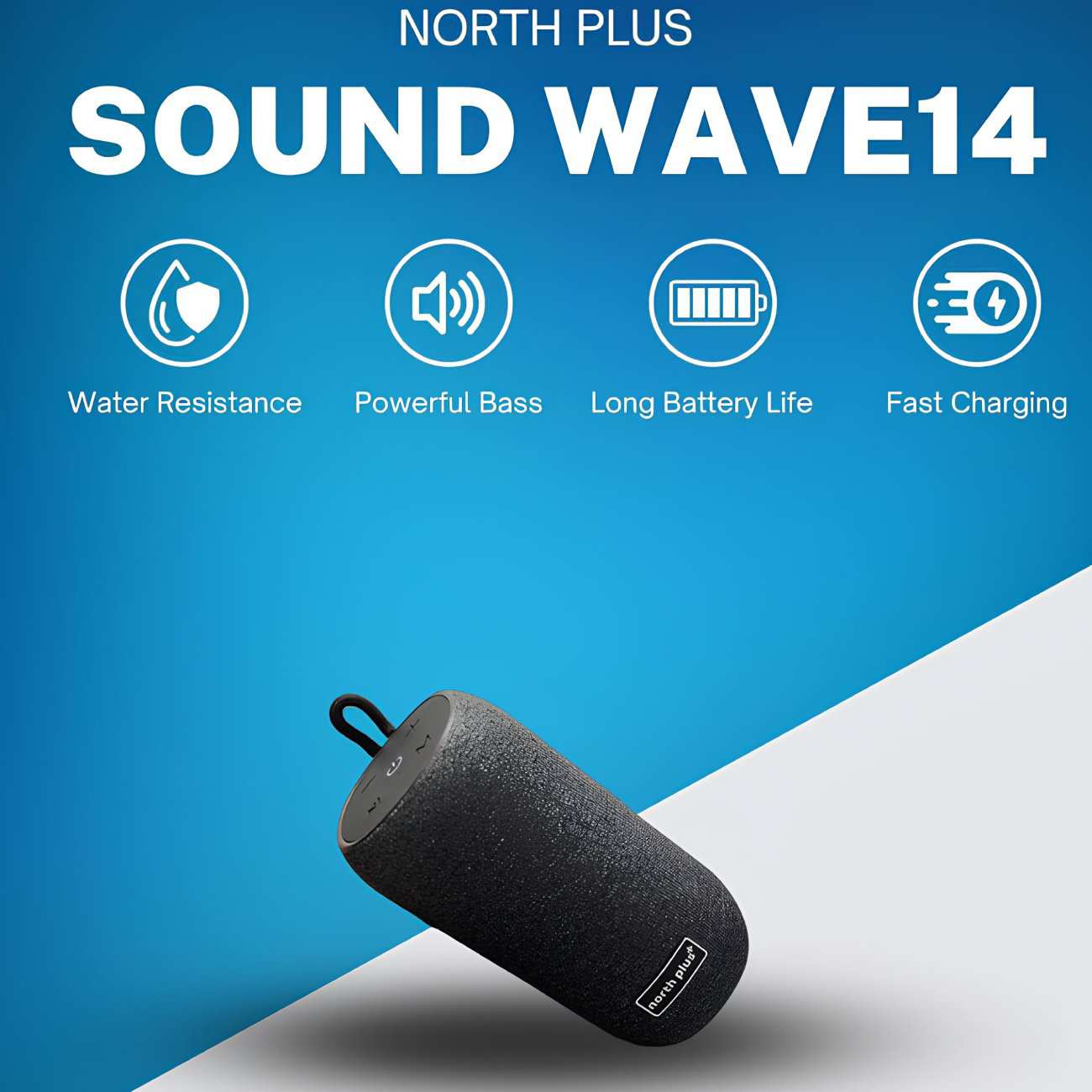 اسپیکر بلوتوث قابل حمل نورث پلاس SoundWave 14
