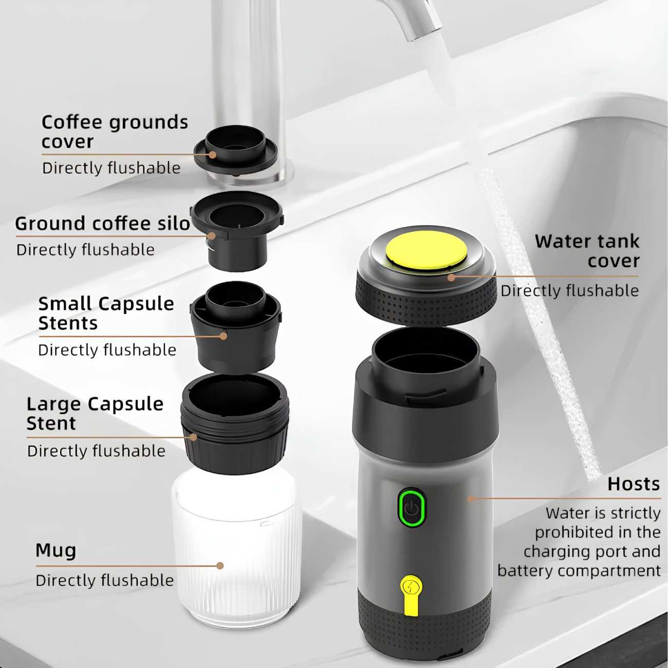 اسپرسو ساز شارژی نورث پلاس Coffee Mate G02