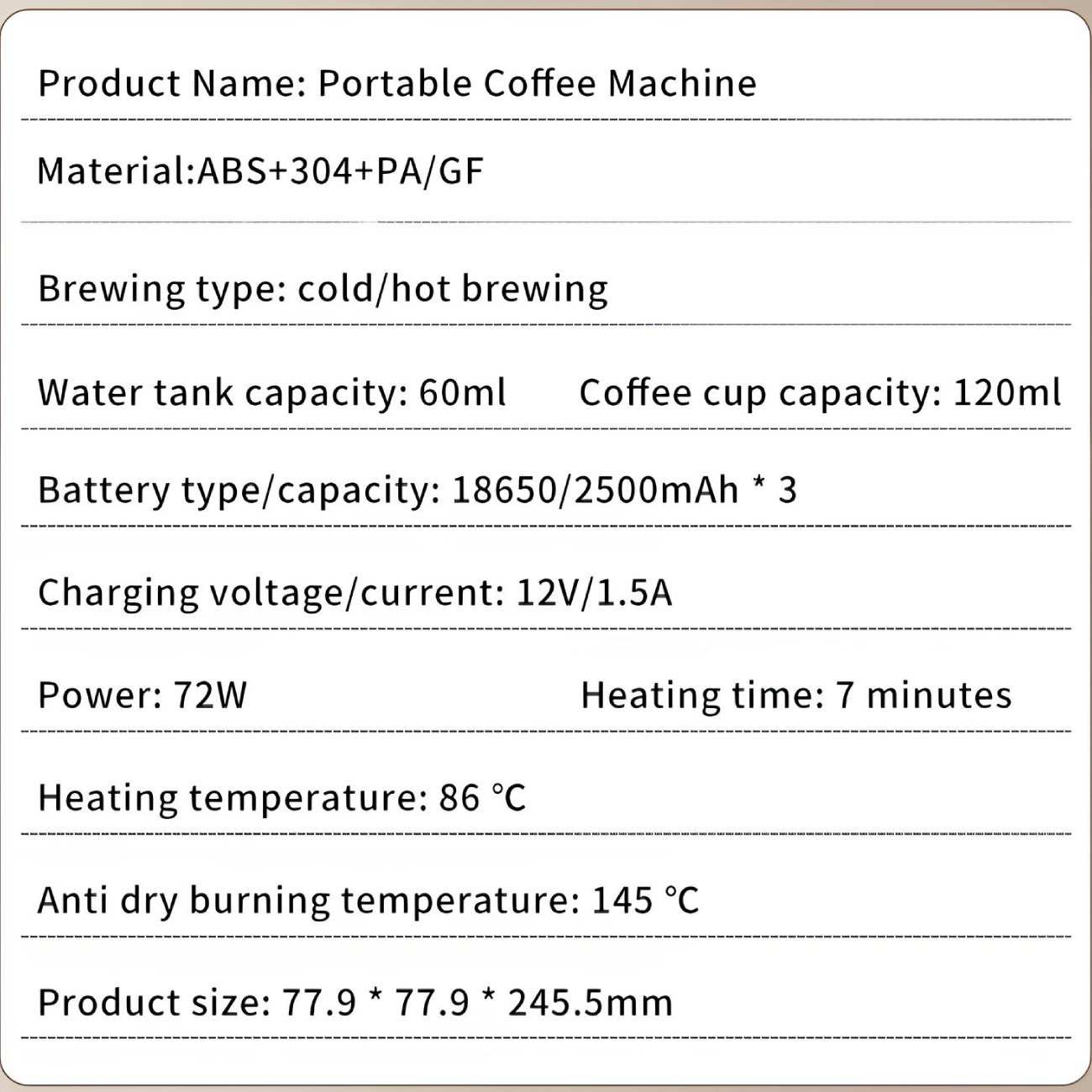 اسپرسو ساز شارژی نورث پلاس Coffee Mate G02