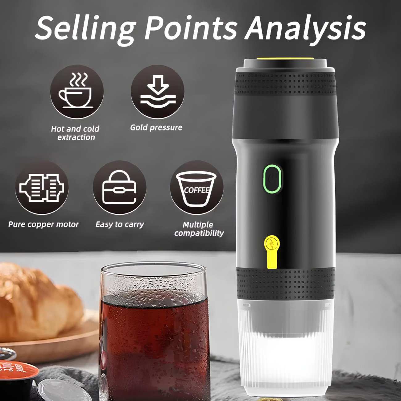 اسپرسو ساز شارژی نورث پلاس Coffee Mate G02
