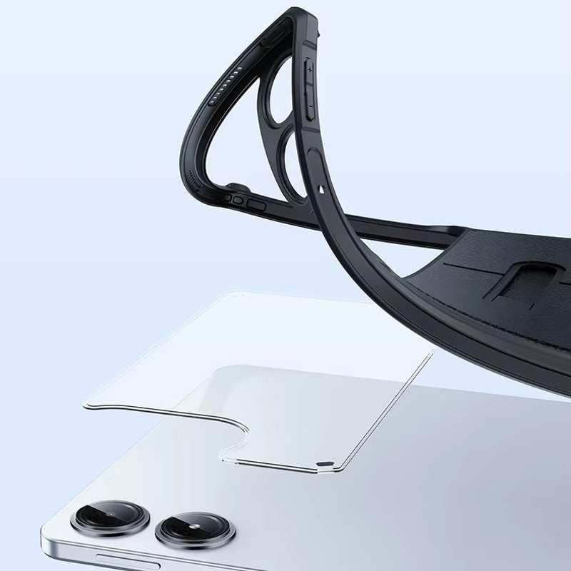 استند و کاور نیمه شفاف ضد ضربه تبلت آیپد ایر 13 2024 یاندو Beatle Holder