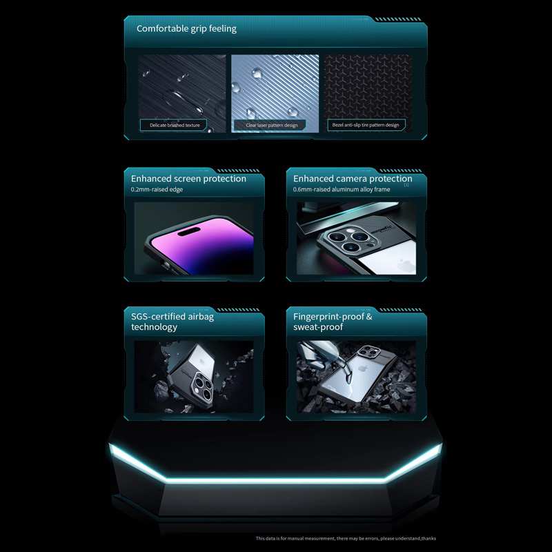 قاب نیمه شفاف آیفون 13 پرومکس یاندو Cyber