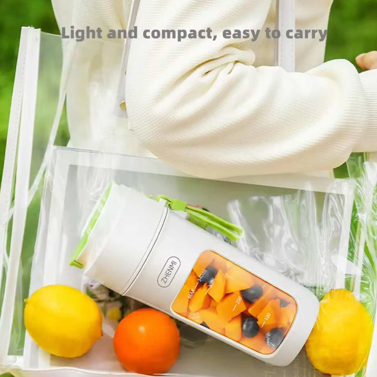 شیکر ورزشی شارژی 340 میلی لیتر ژنمی شیائومی ZMGZ-J5