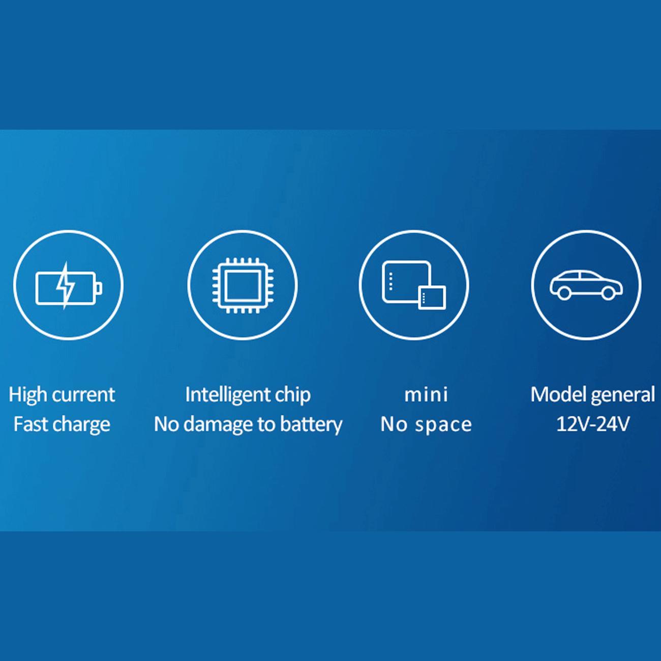 شارژر فندکی فست شارژ ماشین 36 وات ایکس او CC52