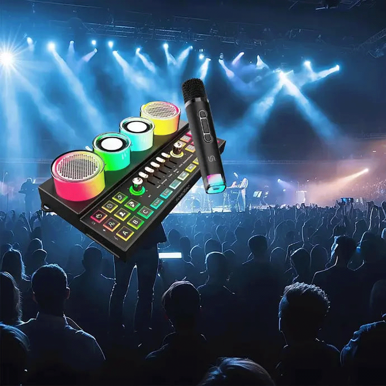 میکسر و دیجی چند پلتفرمی پورودو PD-ST21MIX-BK