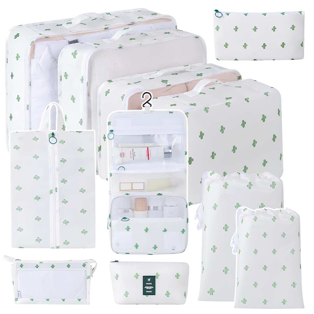 پک کیف نظم دهنده چمدان و ساک ضدآب مسافرتی (11 تکه) برلیانس large