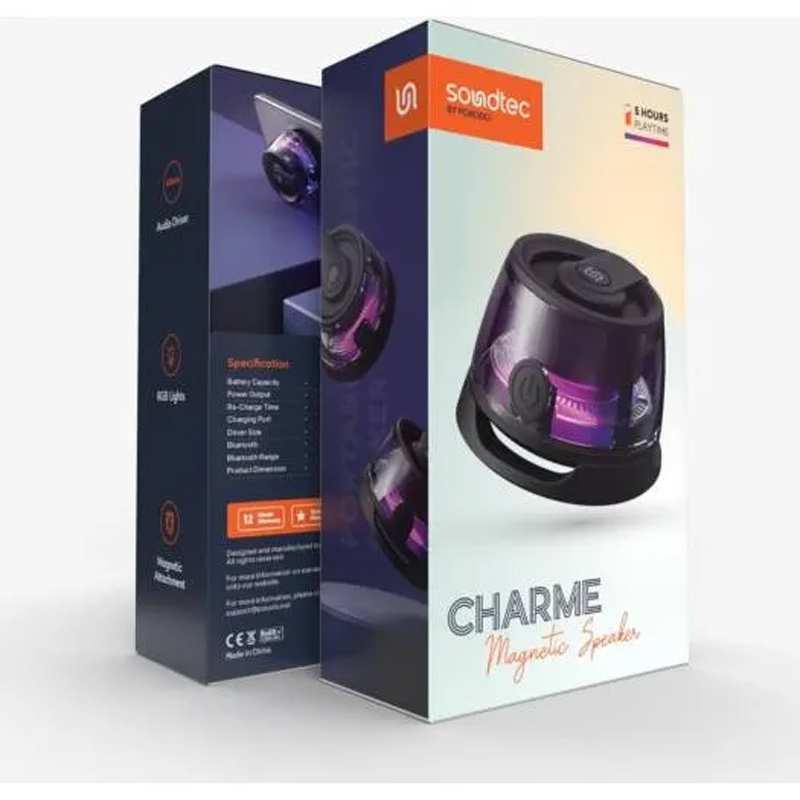 مینی اسپیکر بلوتوث مغناطیسی پرودو PD-STMS3W-BK