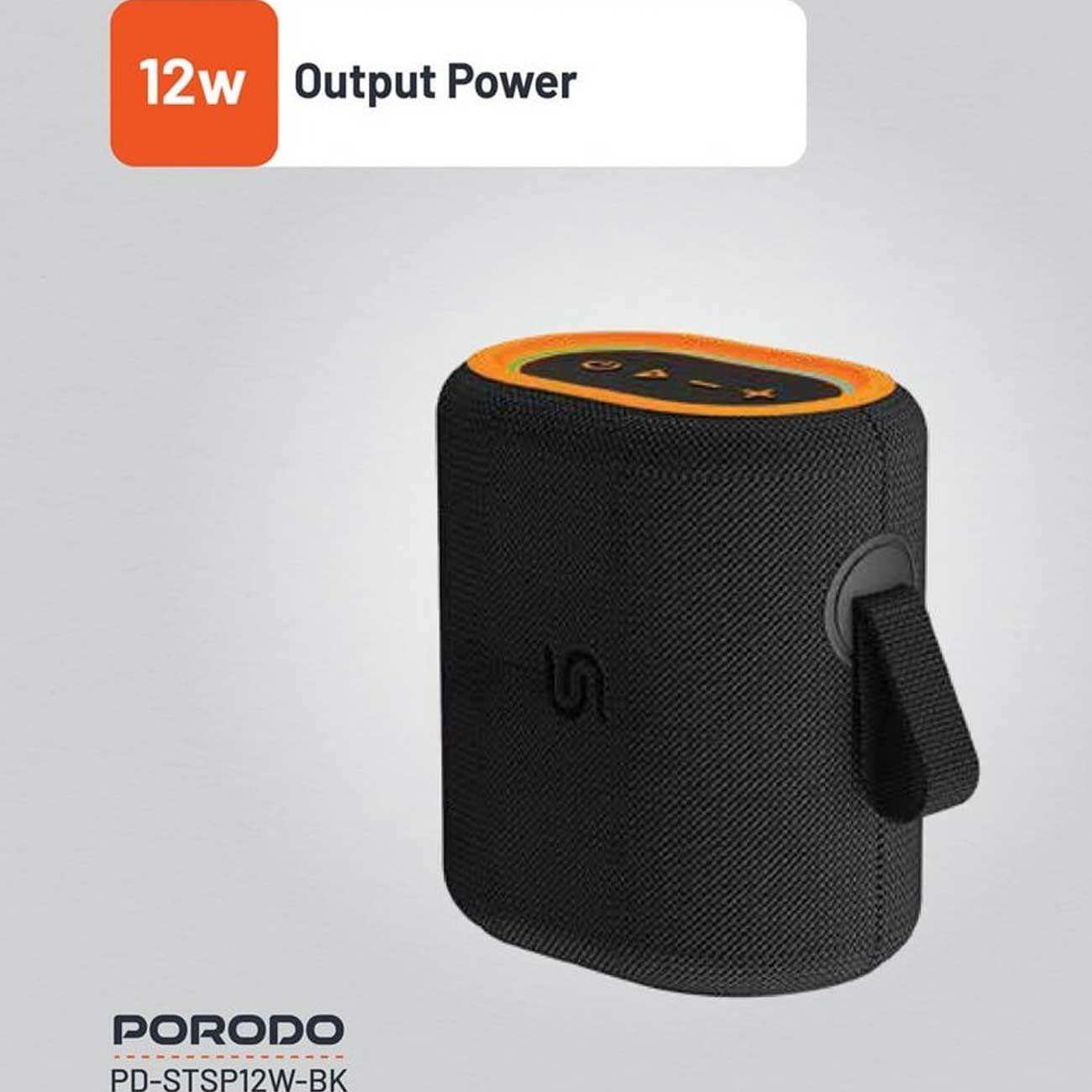 اسپیکر بلوتوثی قابل حمل شارژی پورودو PD-STSP12W-BK