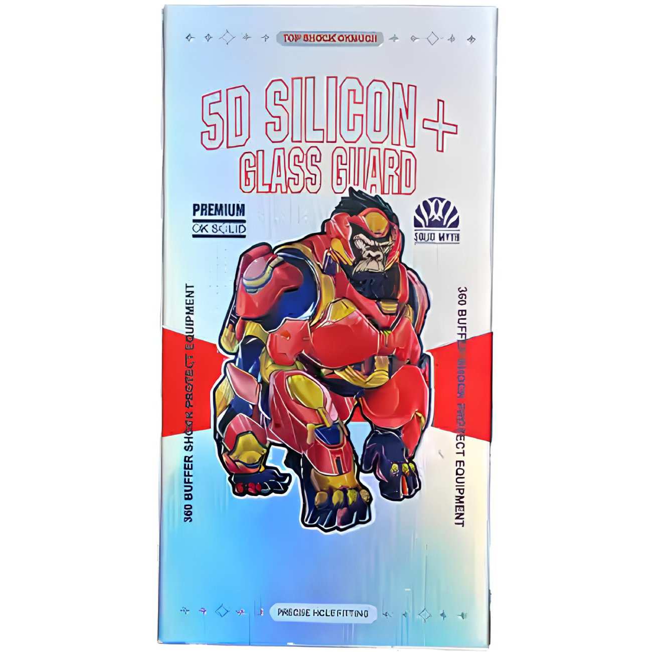 گلس آیفون 13 و آیفون 13 پرو ایربگدار 5 بعدی موکوسون 5D Silicon Plus