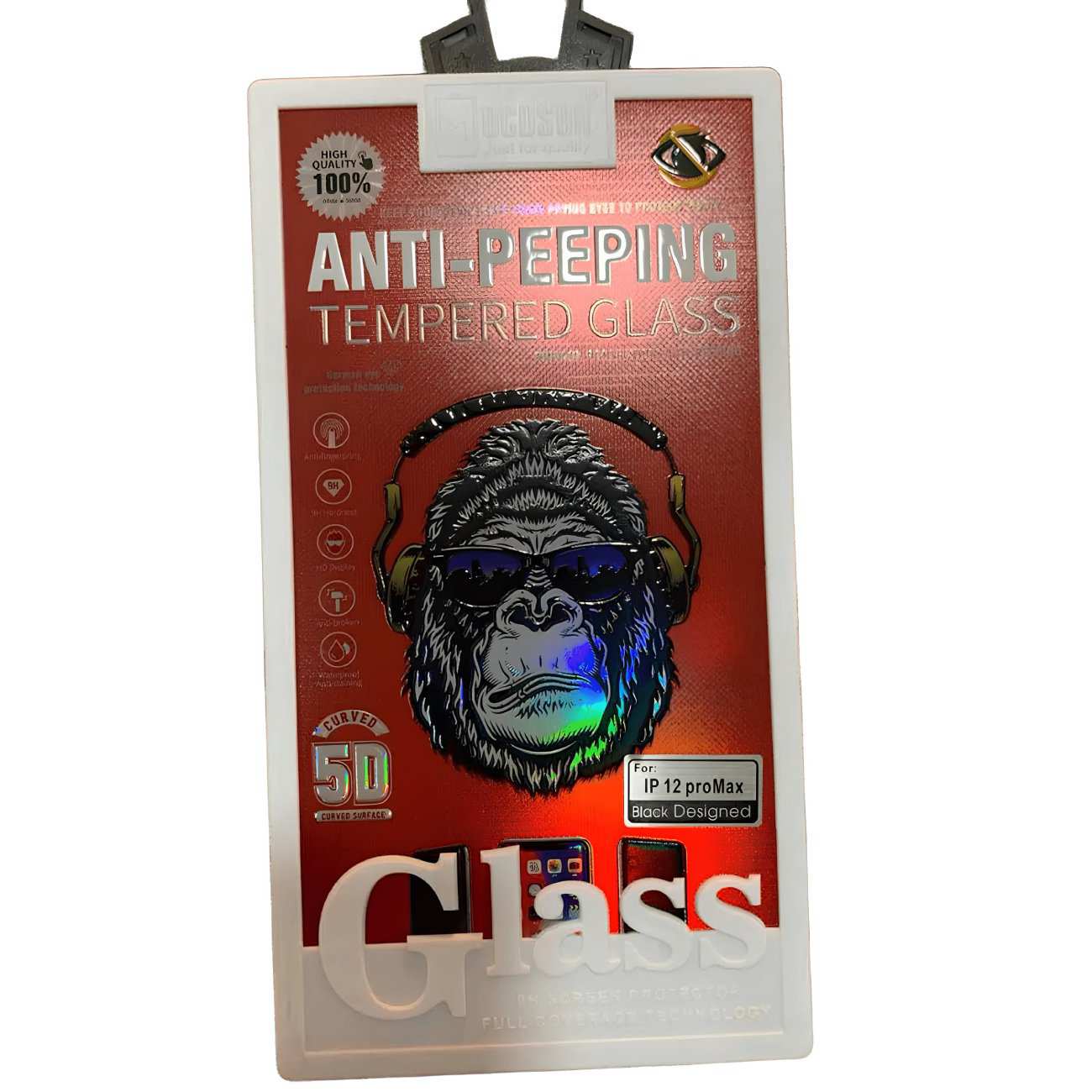 گلس پرایوسی تمام چسب آیفون 12 پرومکس موکوسون Anti-Peeping