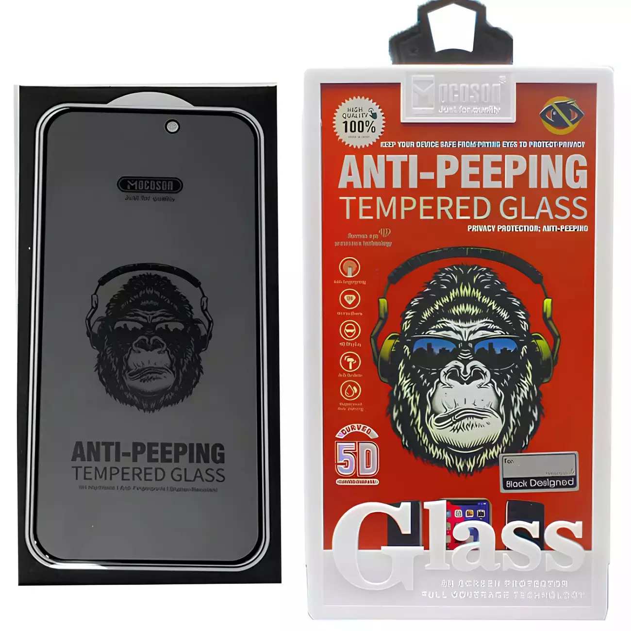 گلس پرایوسی تمام چسب آیفون 11 موکوسون Anti-Peeping