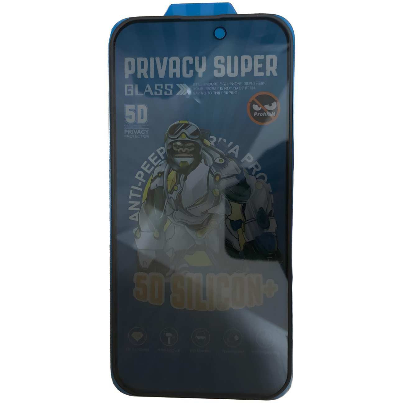 گلس پرایوسی ایربگ دار آیفون 15 پرو 5 بعدی موکوسون Privacy Super