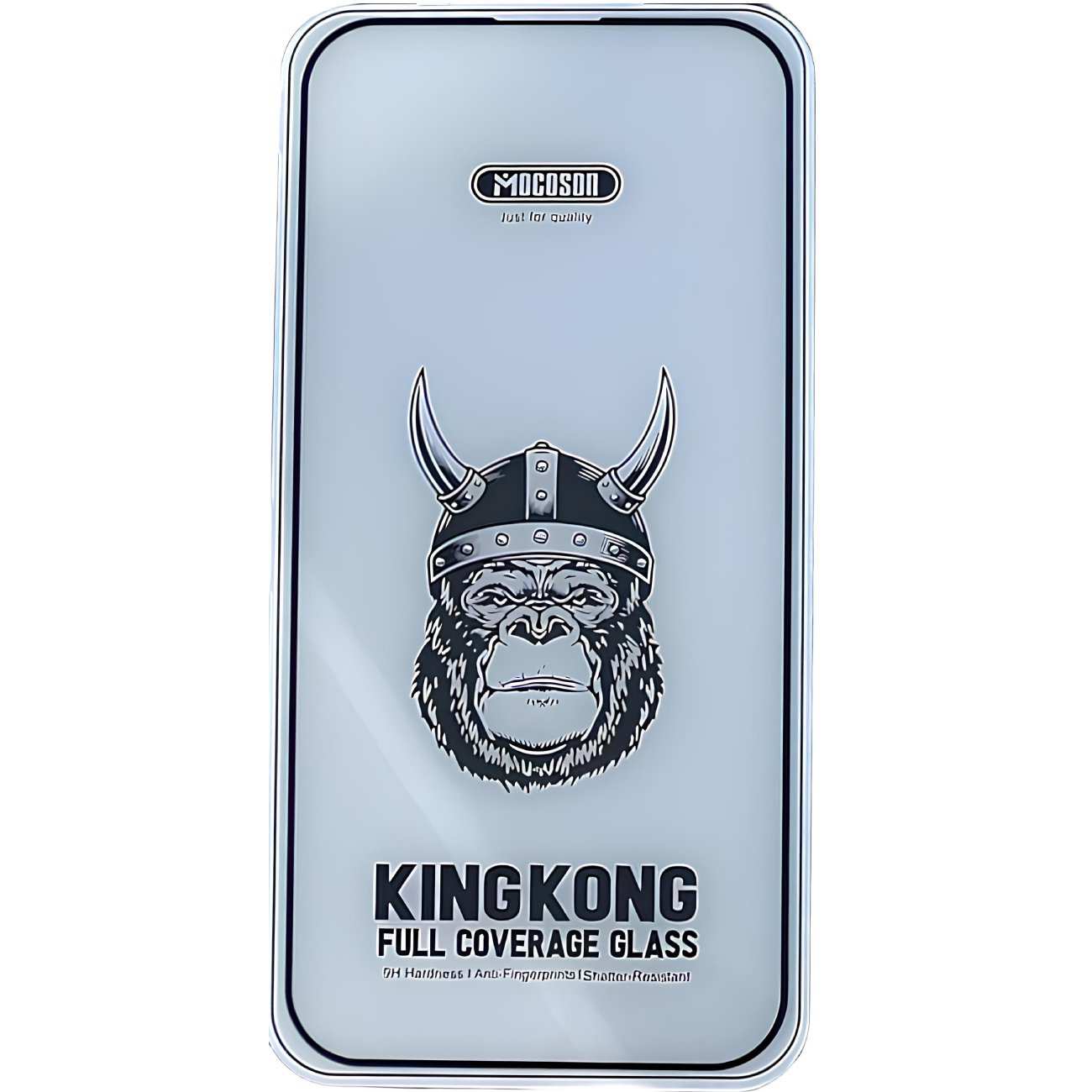 گلس شیشه ای تمام صفحه آیفون 15 پرو موکوسون KINGKONG