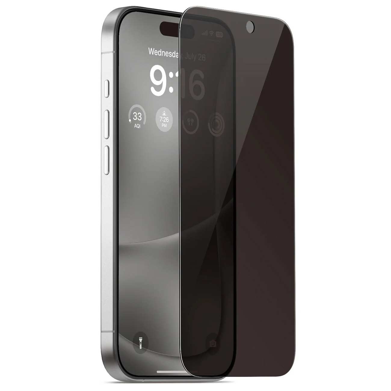 گلس پرایویسی گوشی آیفون 16 پرومکس 5 بعدی موکوسون 5D