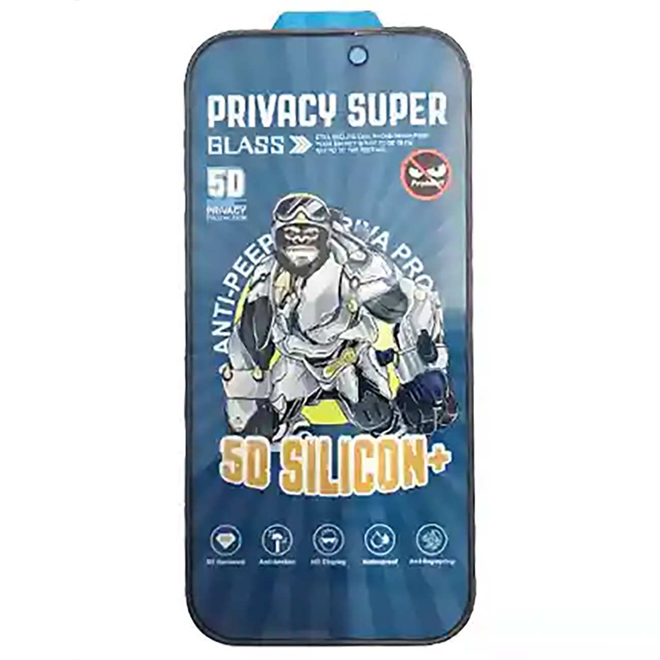 گلس پرایوسی ایربگ دار آیفون 16 پرو 5 بعدی موکوسون SUPER Class