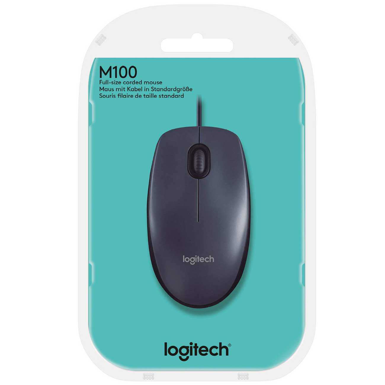موس سیمی یو اس بی اپتیکال لاجیتک M100R