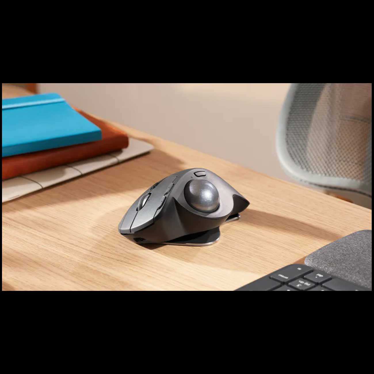 موس ترک بال بی سیم دو حالته لاجیتک MX Ergo Graphite