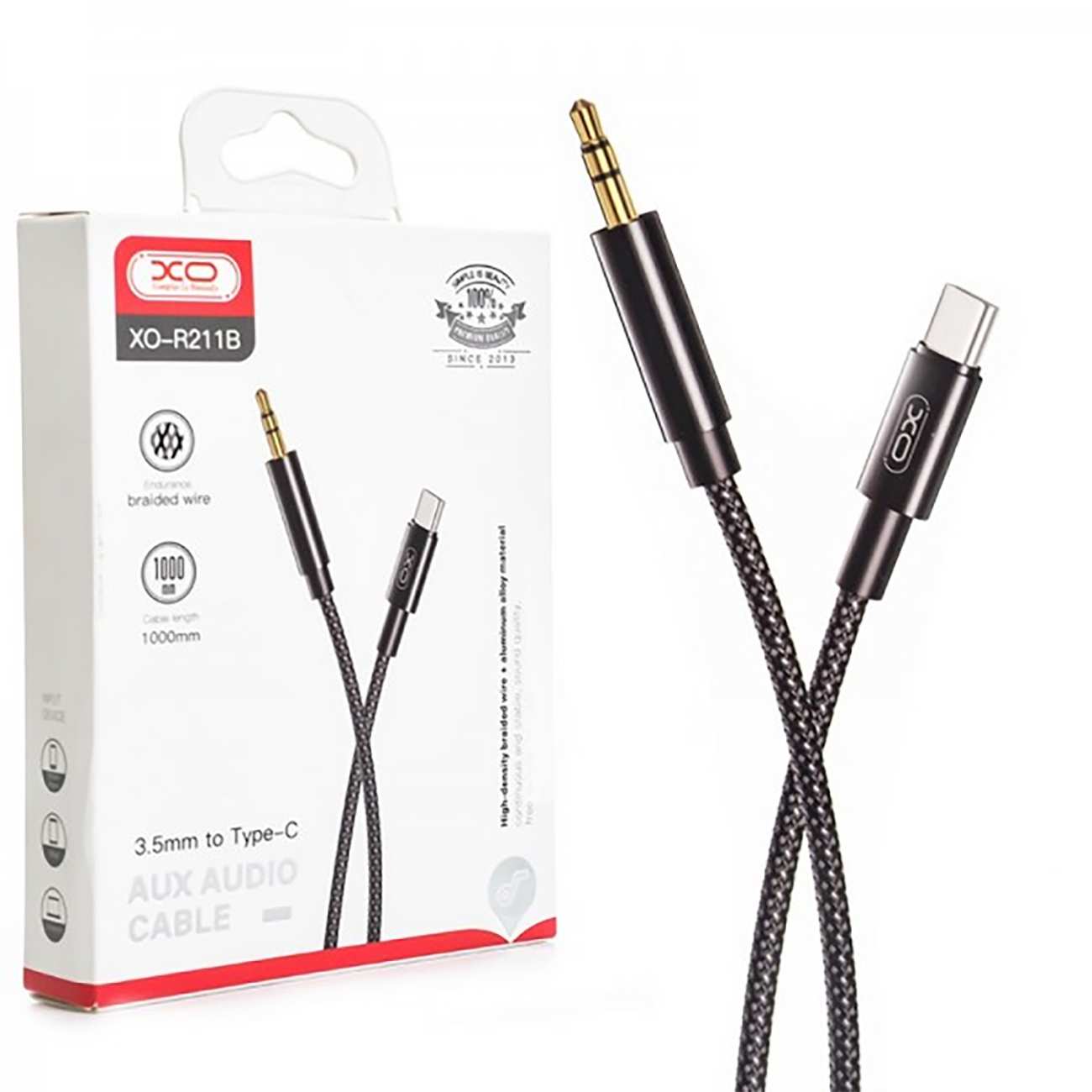 کابل تبدیل صدای جک 3.5میلی متری به تایپ سی ایکس او R211B