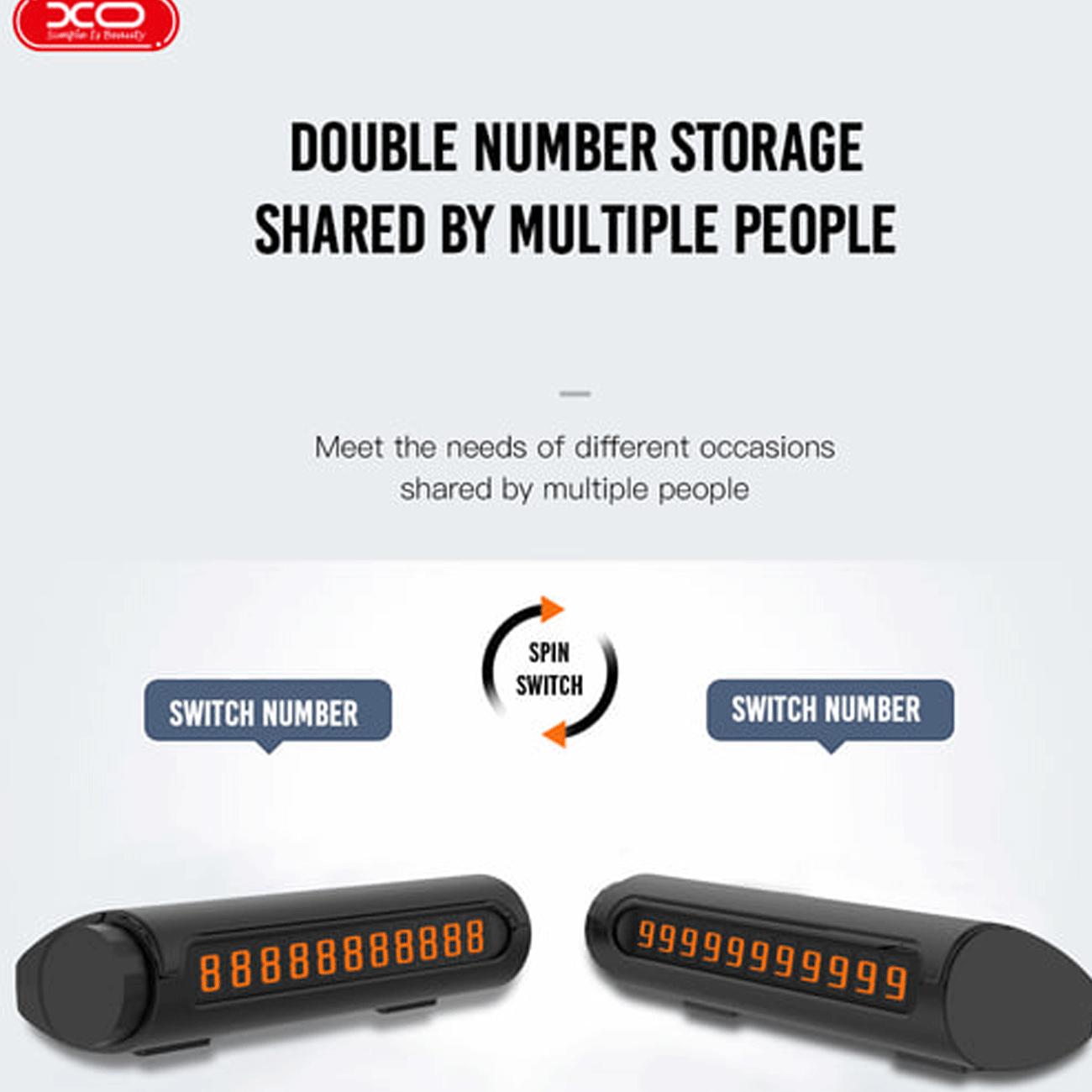 دستگاه اعلام شماره تلفن پارک موقت خودرو ایکس او C45