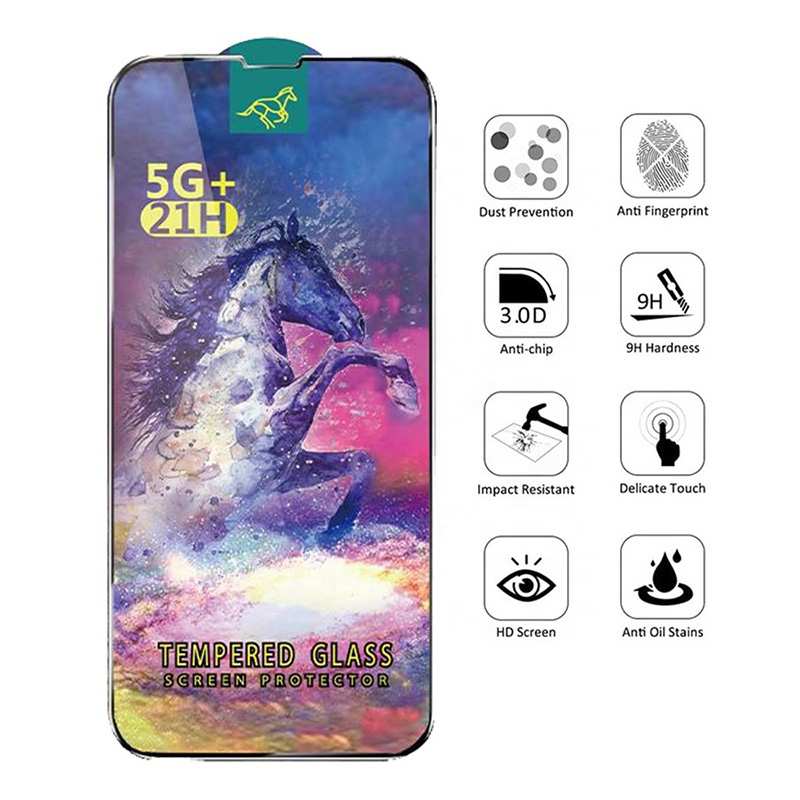 گلس گوشی آیفون 13 و آیفون 13پرو هورس Horse