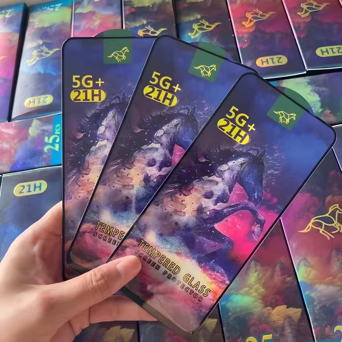 گلس شیشه ای تمام صفحه سامسونگ گلکسی A34 فایو جی هورس 5G+ 21H