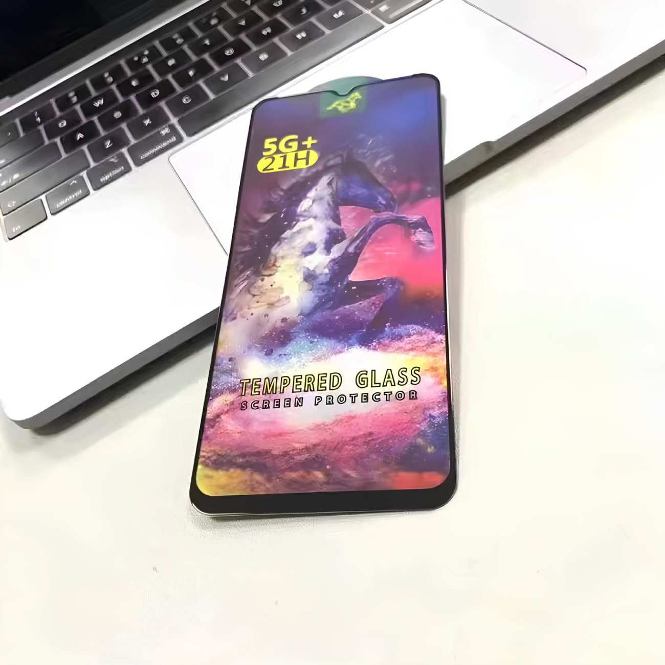 گلس شیشه ای تمام صفحه سامسونگ گلکسی A34 فایو جی هورس 5G+ 21H