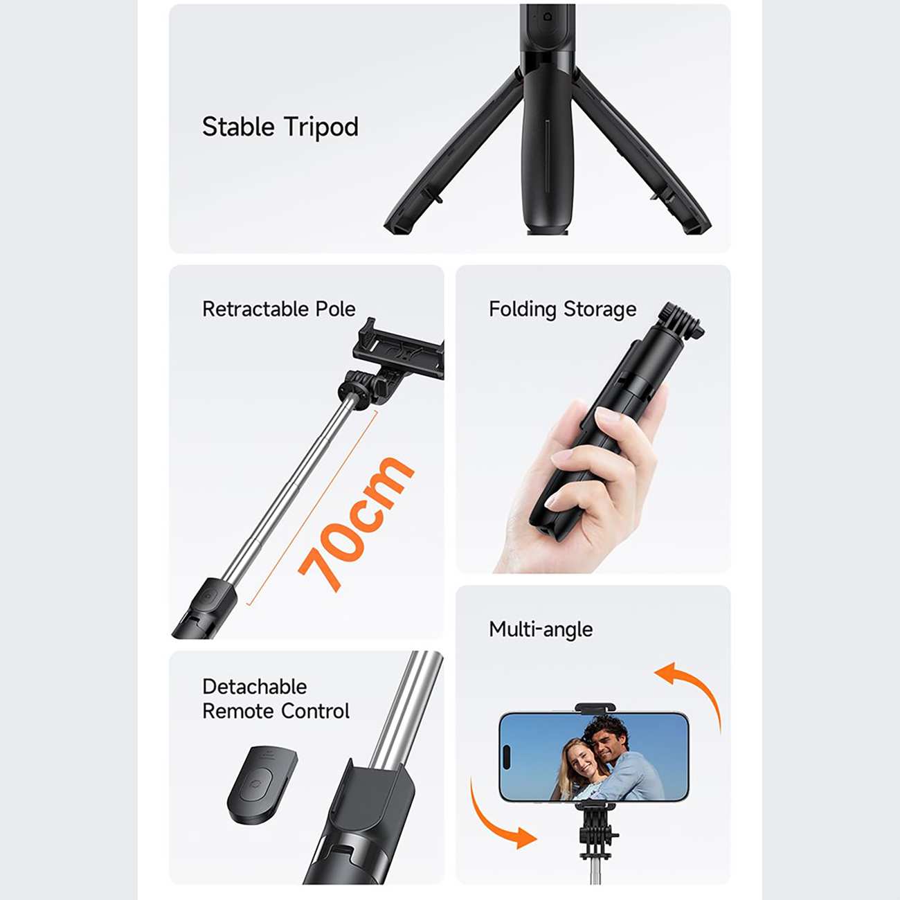 مونوپاد سلفی و سه پایه عکاسی مک دودو SS-7240