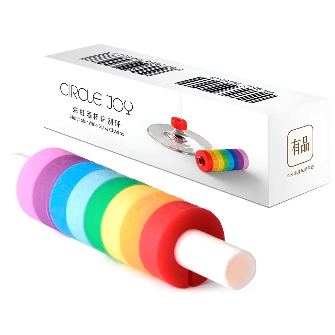 حلقه  رنگی شناسایی لیوان  شیائومی (8 عددی) CJ-SBH01