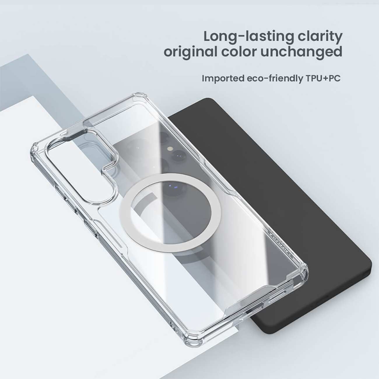 قاب شفاف مگنتی سامسونگ گلکسی اس 25 اولترا نیلکین Nature TPU Pro Magnetic Case
