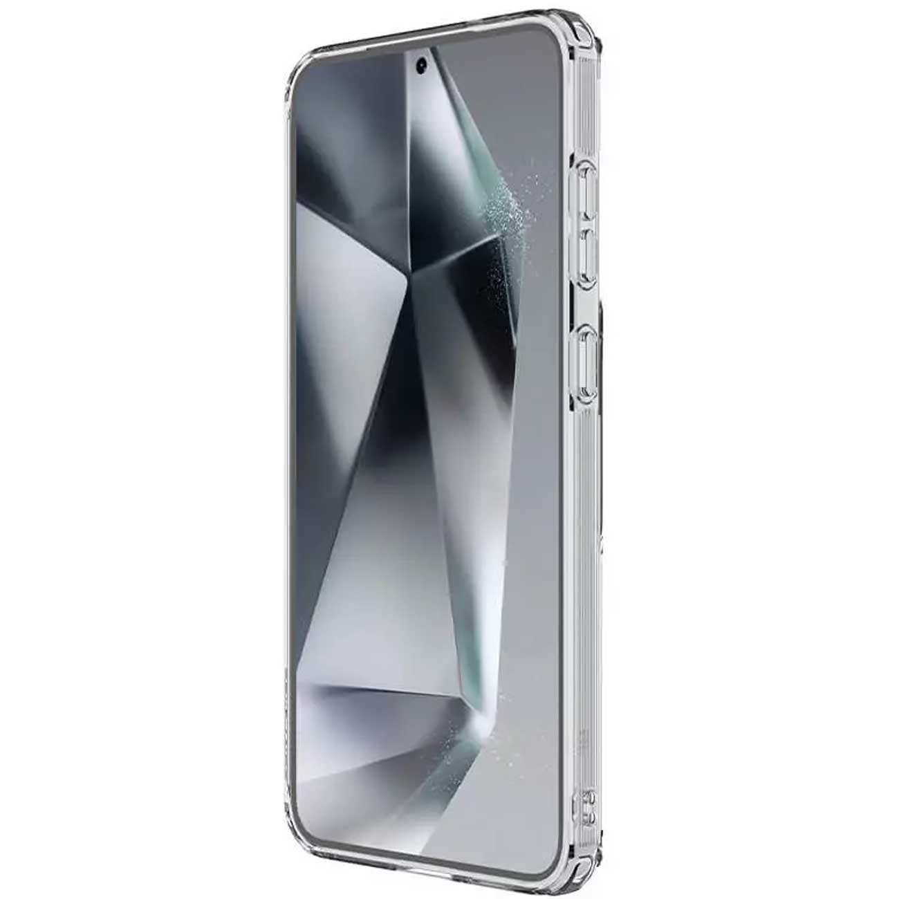 قاب شفاف مگنتی گوشی سامسونگ گلکسی اس 25 نیلکین Nature TPU Pro