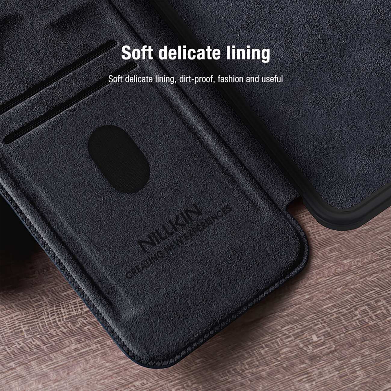 کاور کتابی سامسونگ گلکسی اس 25 نیلکین Qin Pro Leather case