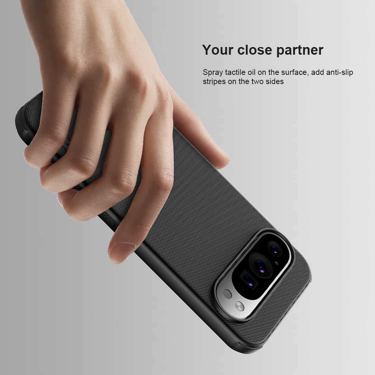 قاب گوشی گوگل پیکسل 9 و گوگل پیکسل 9 پرو نیلکین Super Frosted Shield Pro