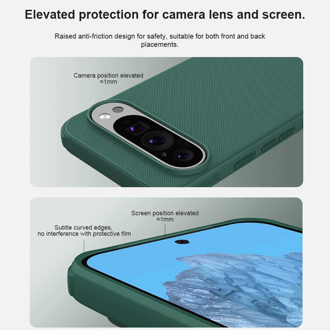 قاب گوشی گوگل پیکسل 9 و گوگل پیکسل 9 پرو نیلکین Super Frosted Shield Pro