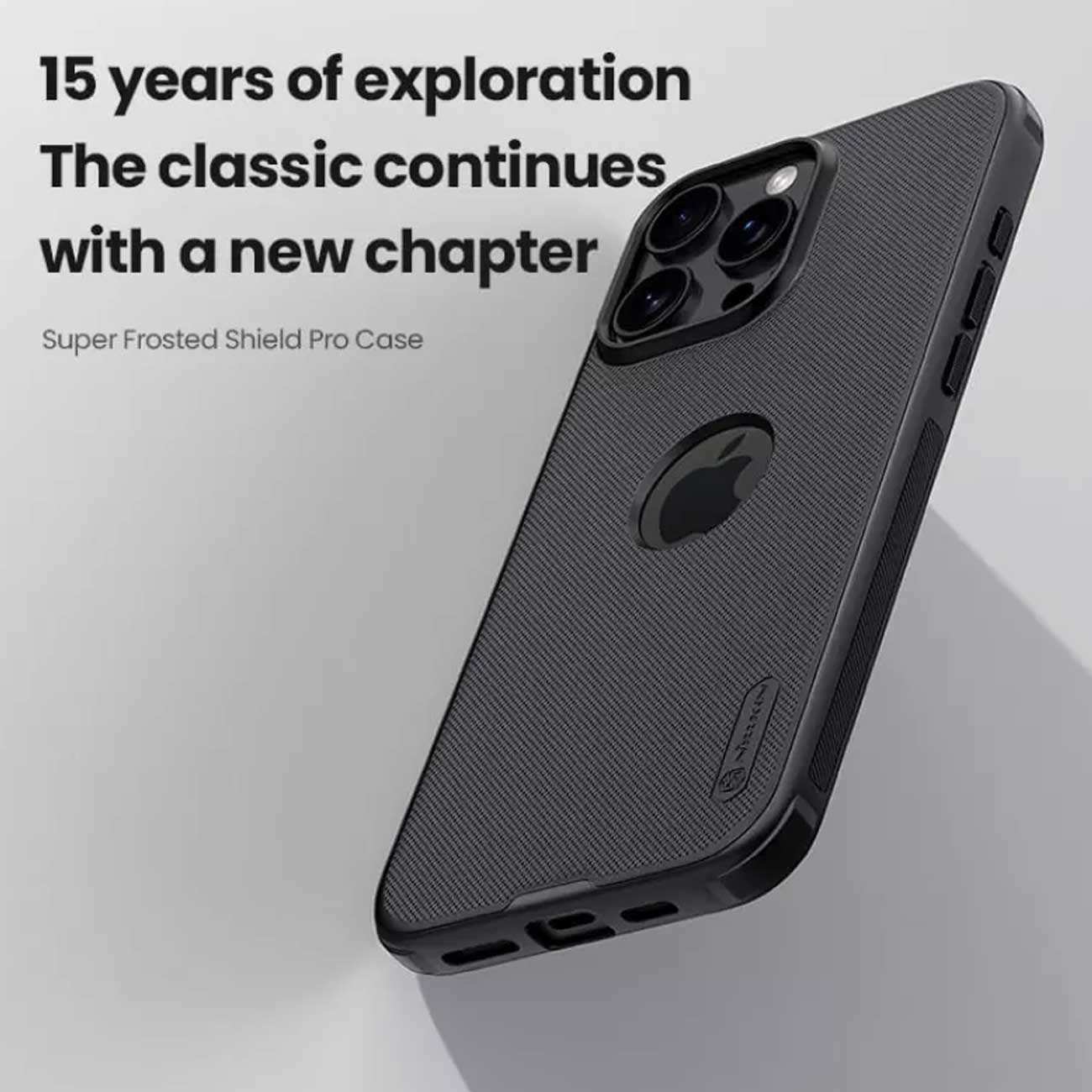 قاب گوشی آیفون 16 پرومکس نیلکین Super Frosted Shield Pro