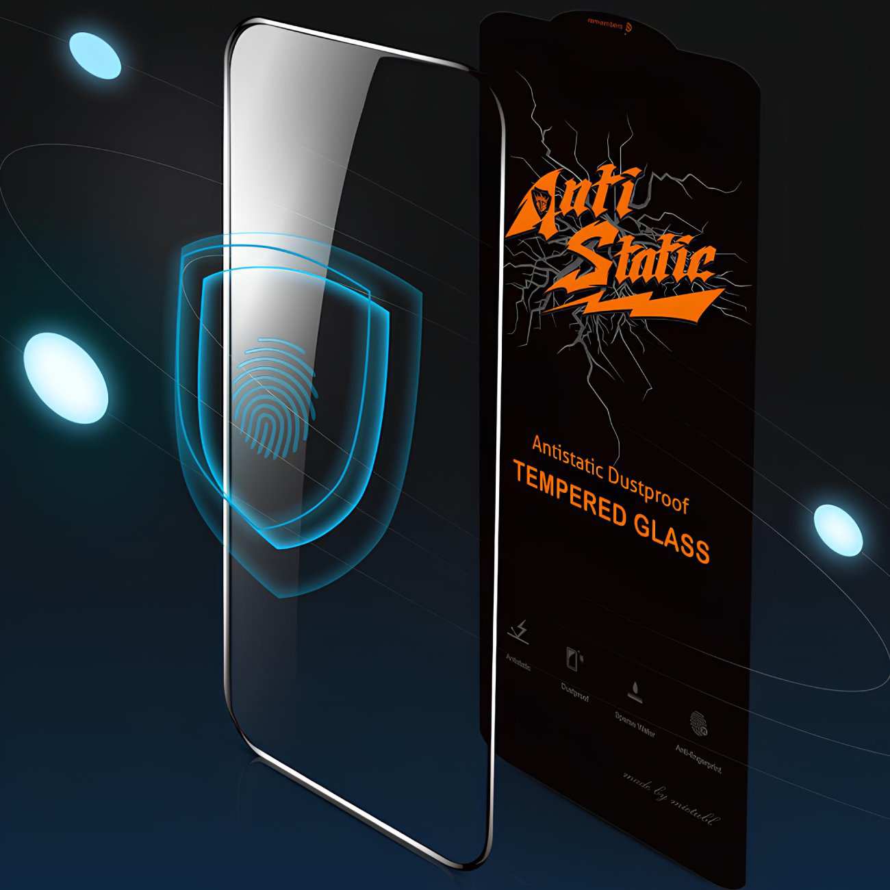 گلس شیشهای آنتی استاتیک سامسونگ گلکسی A25 میتوبل Anti-Static