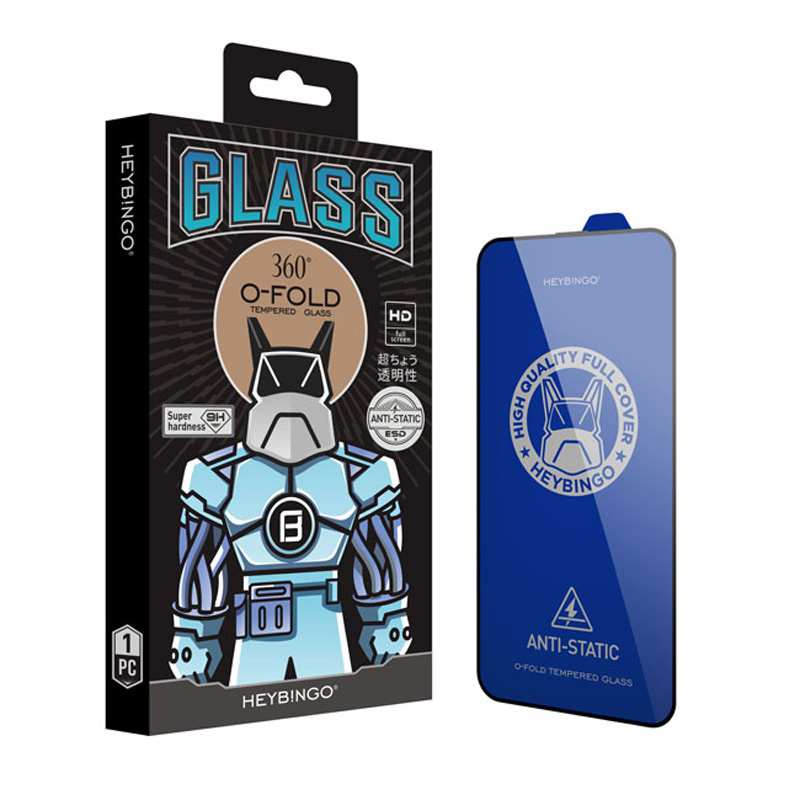 گلس آنتی استاتیک شفاف آیفون 16 پرو HEYBINGO