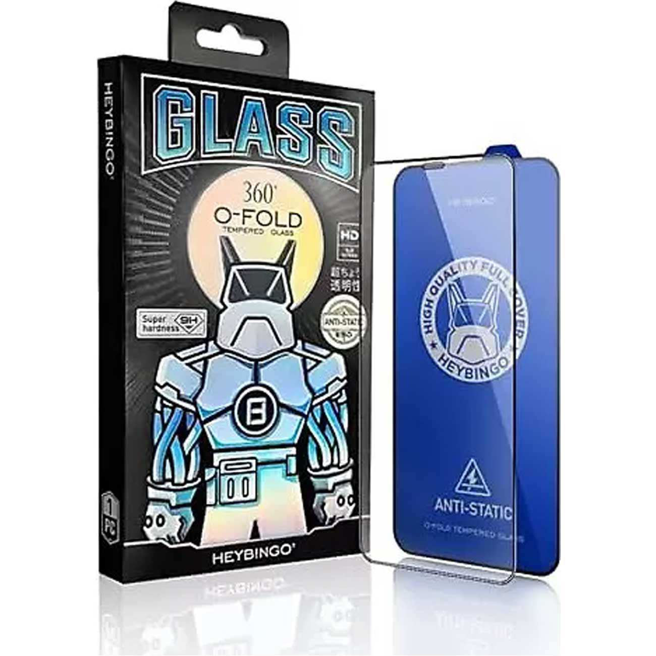گلس آنتی استاتیک شفاف آیفون 16 پرو HEYBINGO