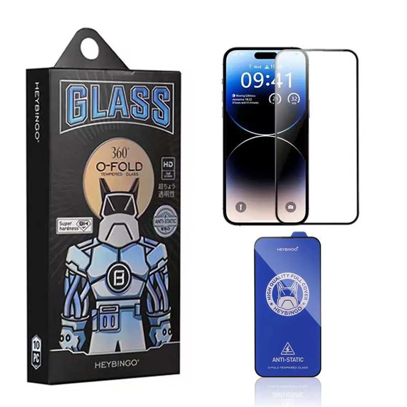 گلس آنتی استاتیک شفاف آیفون 16 پرو HEYBINGO